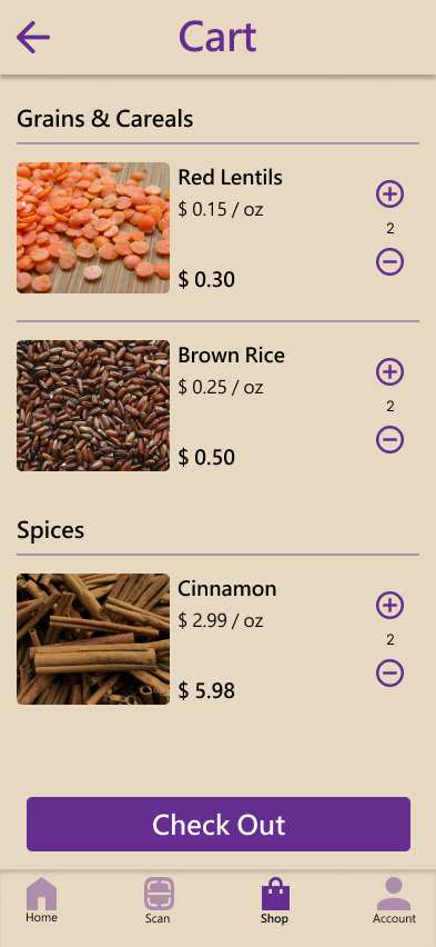 藏红花购物车页